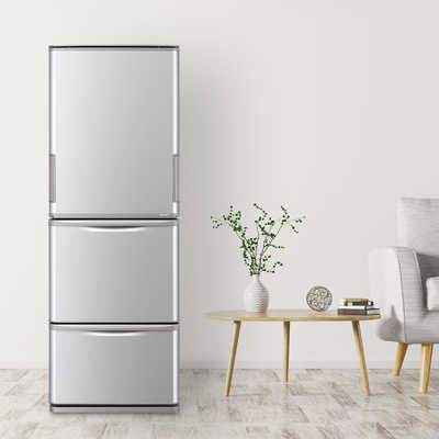 シャープ SHARP 冷蔵庫 3ドア 両開きタイプ 350L SJ-W358K-S の通販