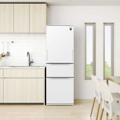 シャープ SHARP 冷蔵庫 3ドア どっちもドア(両開き) 374L ［冷凍室97L