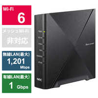 NEC 無線LANルーター(Wi-Fiルーター) Wi-Fi 6(ax)/ac/n/a/g/b 目安