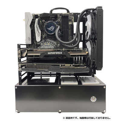 長尾製作所 PCケース オープンフレーム ver.E-ATX ブラック N-FRAME