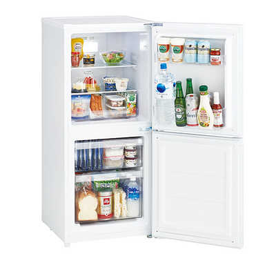 ハイアール 冷蔵庫 2ドア 右開き 121L ホワイト JR-NF121B の通販