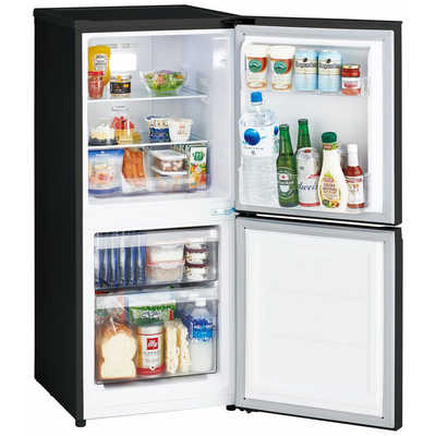 ORIGINALBASIC 冷蔵庫 2ドア 右開き 121L 冷凍室 48L 幅49.5cm