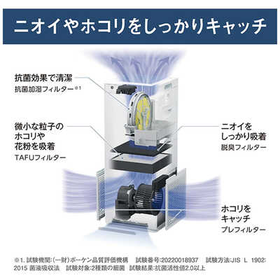 ダイキン DAIKIN 加湿空気清浄機 空気清浄:25畳まで 加湿(最大):14畳