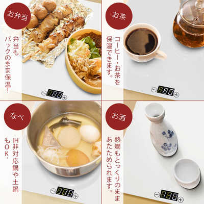 サンコー 「フードウォーマープレートM」ホワイト FDWRPMSWH の通販