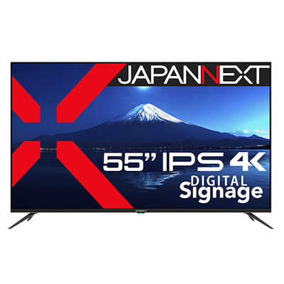 JAPANNEXT 55インチ IPSパネル搭載 4K(3840x2160)解像度 大型液晶