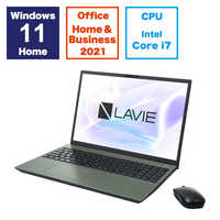 NEC ノートパソコン LAVIE [ 16型 / Win11 Home / Core i7 / メモリ