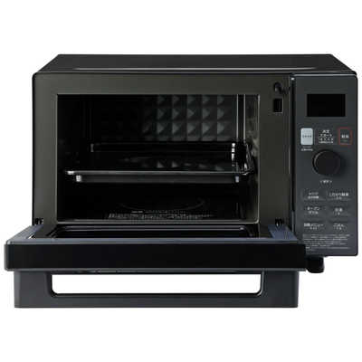 ORIGINALBASIC オーブンレンジ・18L・フラット ブラック OB-OR181K の