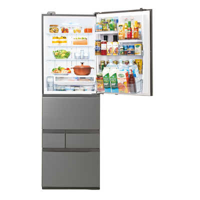 東芝 TOSHIBA 冷蔵庫 5ドア 右開き 465L GR-W470GZ-ZH アッシュ