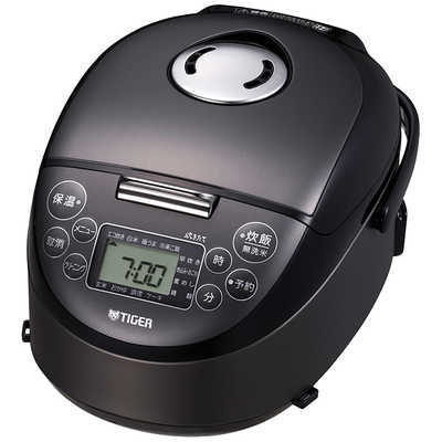 タイガー TIGER 炊飯器 3合 IH スチールブラック JPF-G055KL の通販