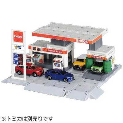 タカラトミー トミカビルドシティ ガソリンスタンド ENEOS の通販