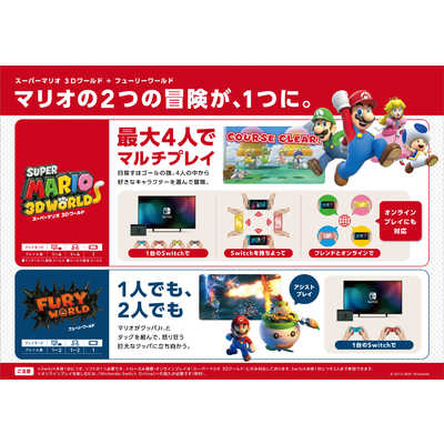 任天堂 Nintendo Switchゲームソフト スーパーマリオ 3Dワールド +