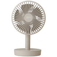 ラドンナ 卓上扇風機 自動首振り機能あり Toffy 充電式 GREGE FN17-GE