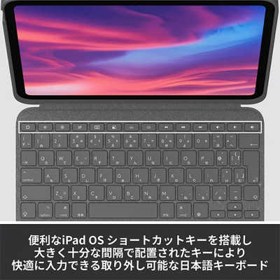 ロジクール COMBO TOUCH for iPad (10th gen) IK1059GRA の通販