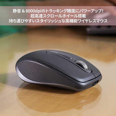 ロジクール マウス MX Anywhere 3S [レーザー /無線(ワイヤレス) /6