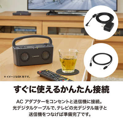 オーディオテクニカ テレビ用お手元スピーカー SOUND ASSIST ホワイト