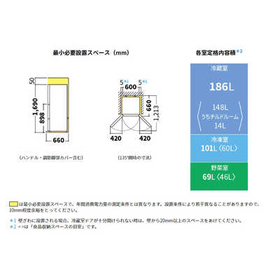 シャープ SHARP 冷蔵庫 3ドア SJシリーズ どっちもドア(両開き) 356L