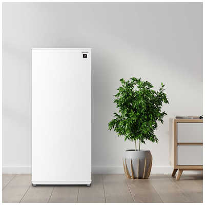 シャープ SHARP 冷凍庫 1ドア 126L 付け替えどっちもドア 冷凍冷蔵切替
