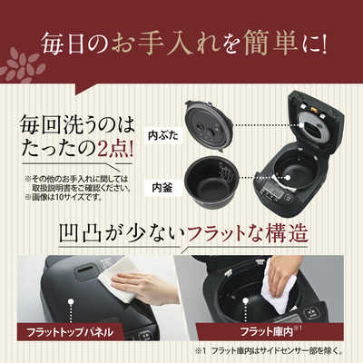 象印マホービン ZOJIRUSHI 炊飯器 5.5合 極め炊き 圧力IH スレート