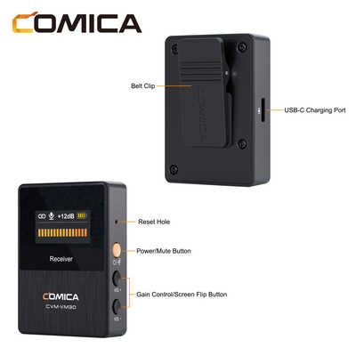COMICA ワイヤレスショットガンマイク CVM-VM30 の通販 - カテゴリ