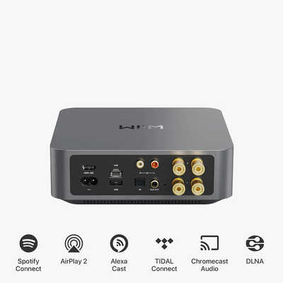WIIM プリメインアンプ オーディオストリーマー WiiM Amp Gray