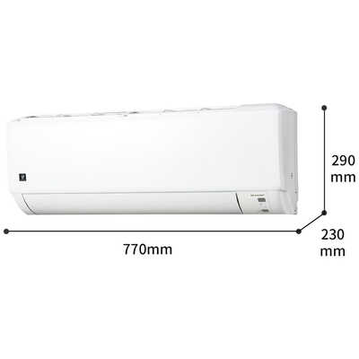 シャープ SHARP エアコン プラズマクラスター7000 T-DGシリーズ おもに