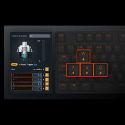 STEELSERIES ゲーミングキーボード＋リストレスト(ラピッドトリガー