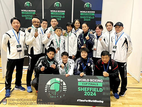ボクシング部OBの西山潮音選手・若谷豪選手が「WORLD BOXING CUP