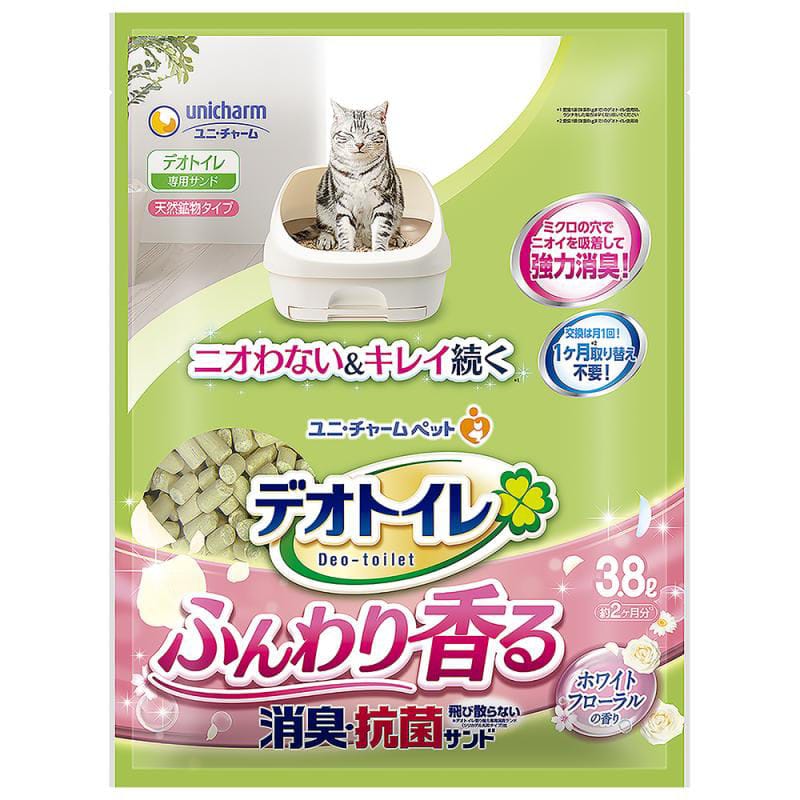 ユニ・チャーム デオトイレ 飛び散らない消臭・抗菌サンド 4L の通販