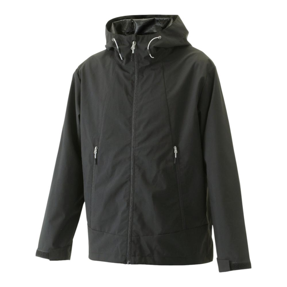 K＋WORKS ストレッチウィンドシェルパーカー ブラック 3L の