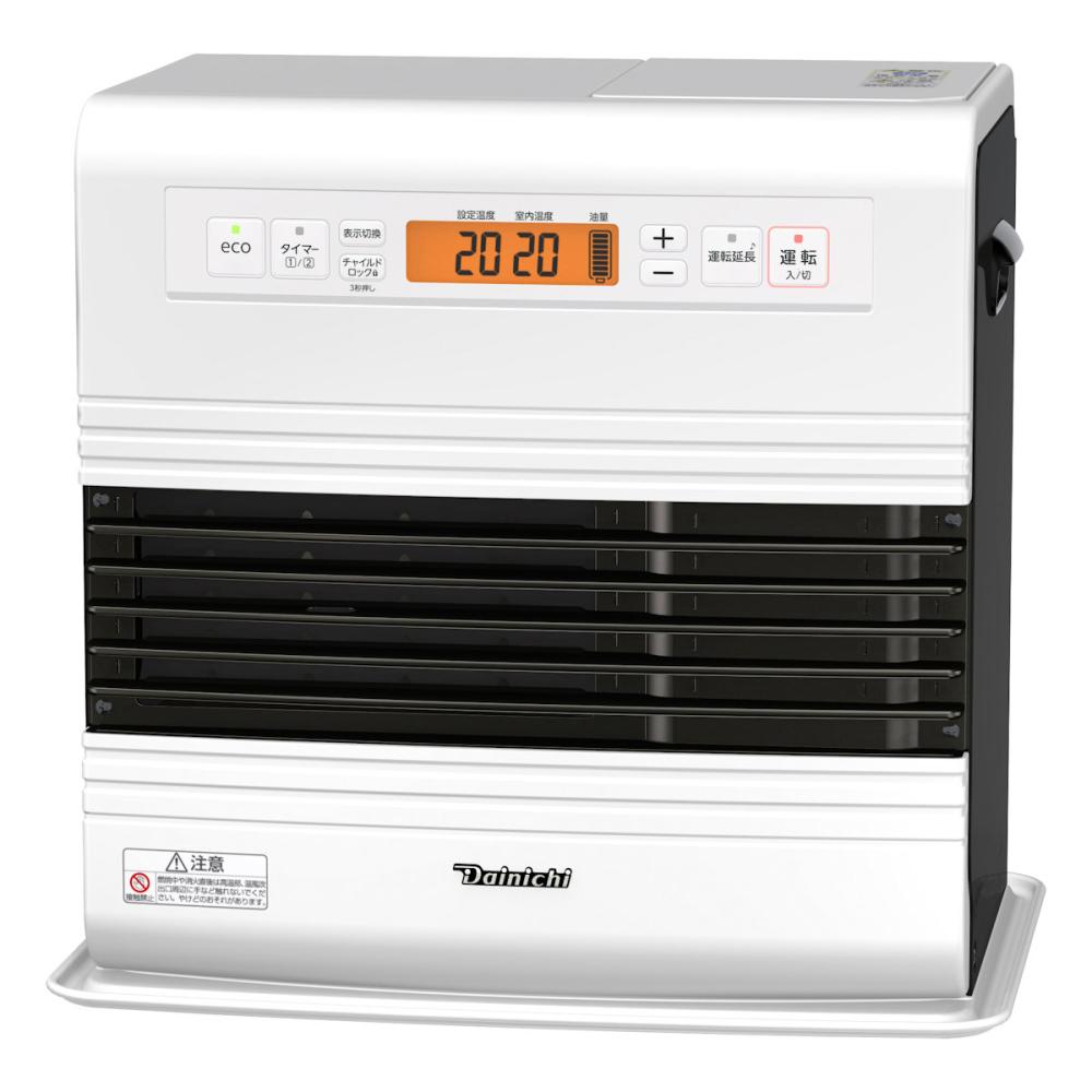 ダイニチ 石油ファンヒーター 木造10畳 スノーホワイト FW