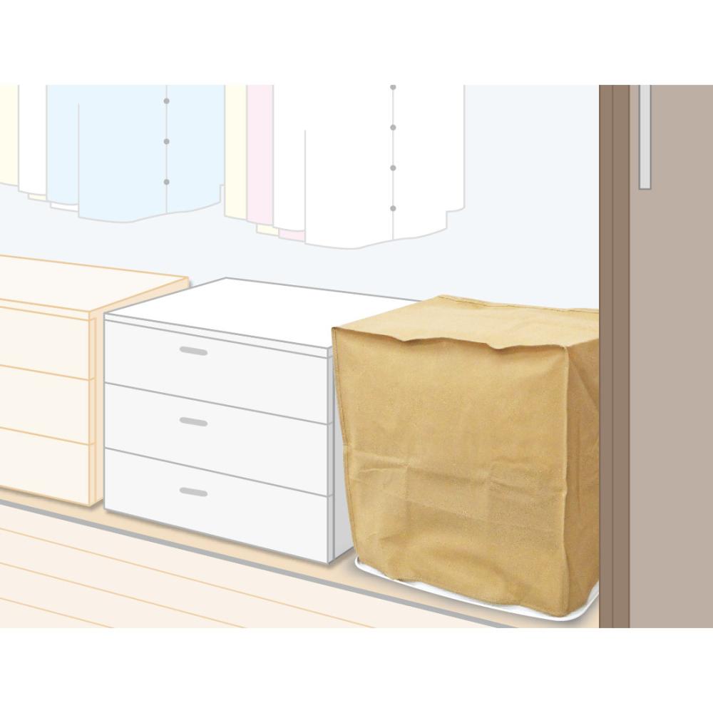 ダイニチ 石油ファンヒーター 木造15畳 ムーンホワイト 専用収納