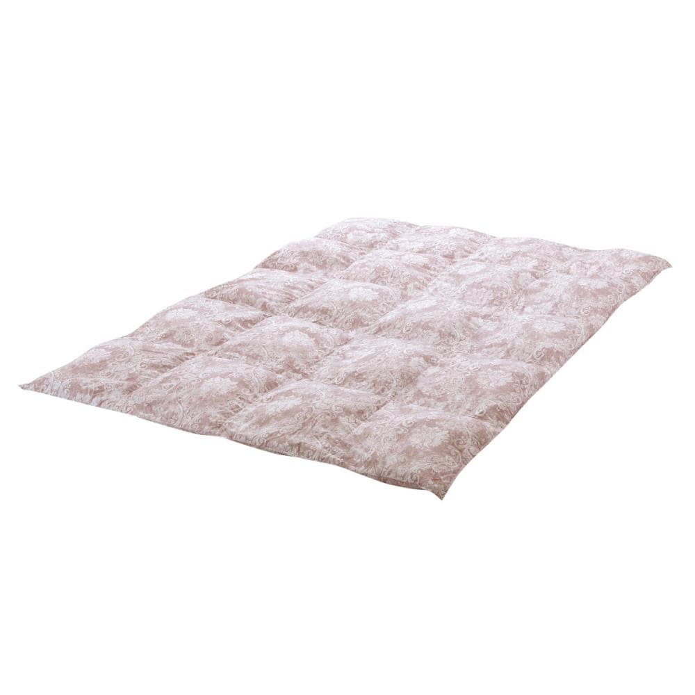 ハイブリッド羽毛掛布団 ホワイトダックダウン50％使用 ピンク