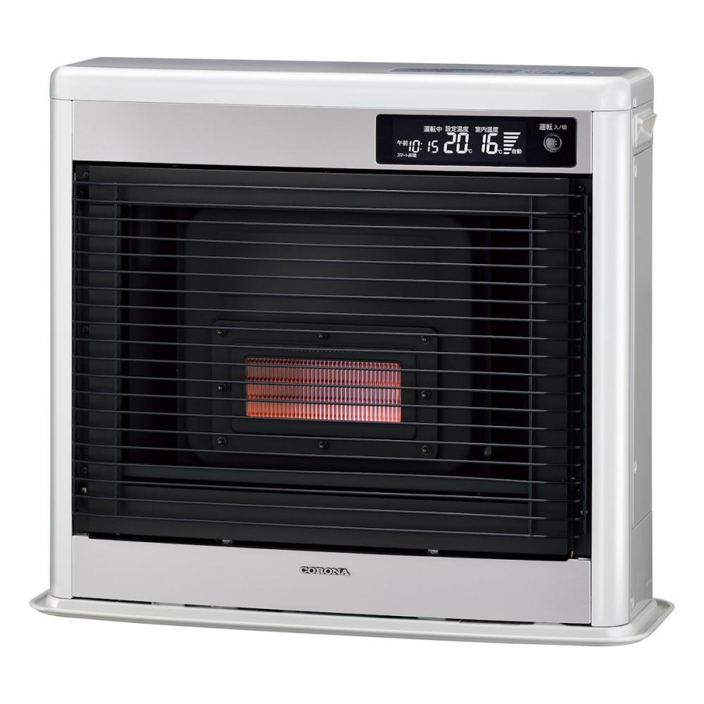 コロナ FF式温風ストーブ 木造11畳 ナチュラルホワイト FF