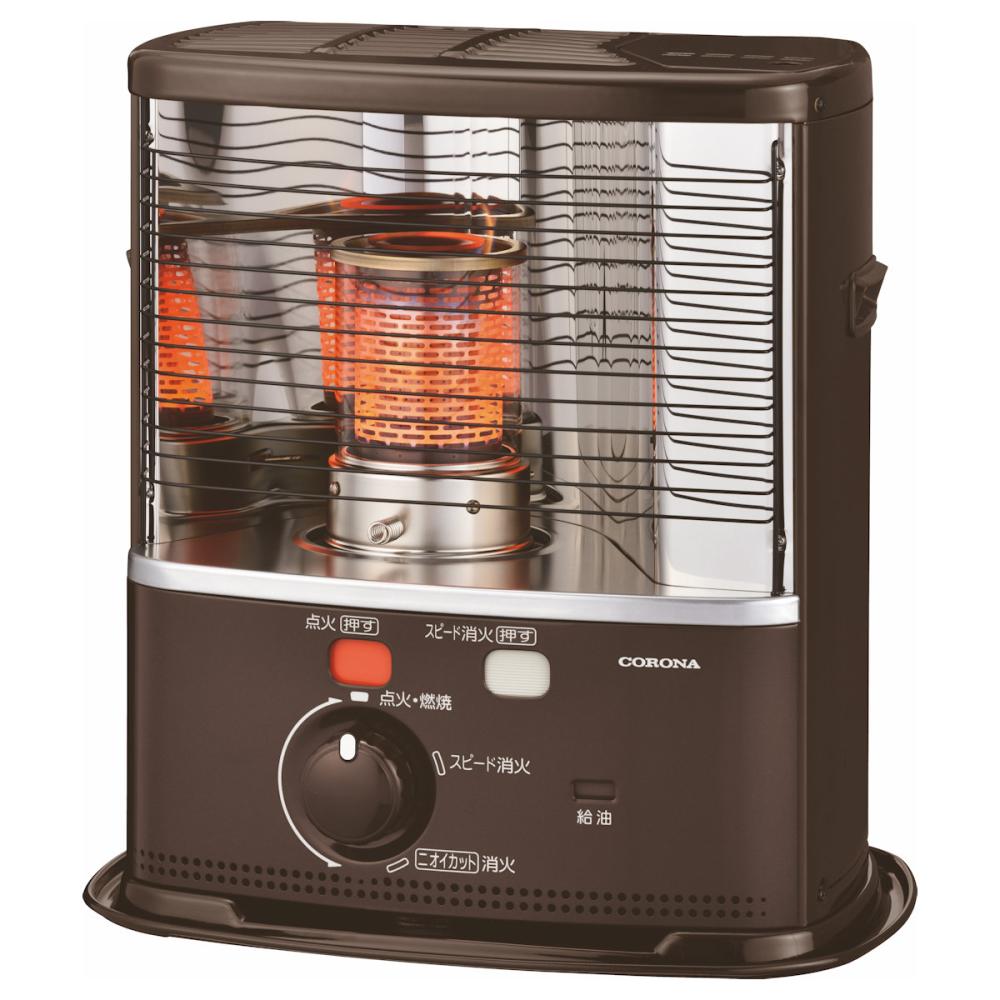 コロナ 反射型 石油ストーブ 木造10畳 電子点火式 ダークグレー SX