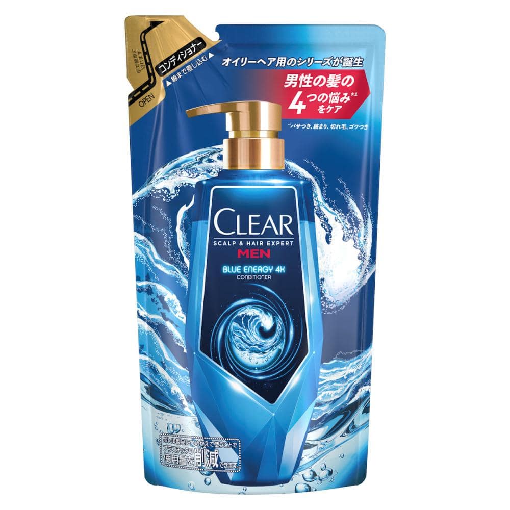 ユニリーバ クリア ブルーエナジー4X スカルプシャンプー 詰め替え用