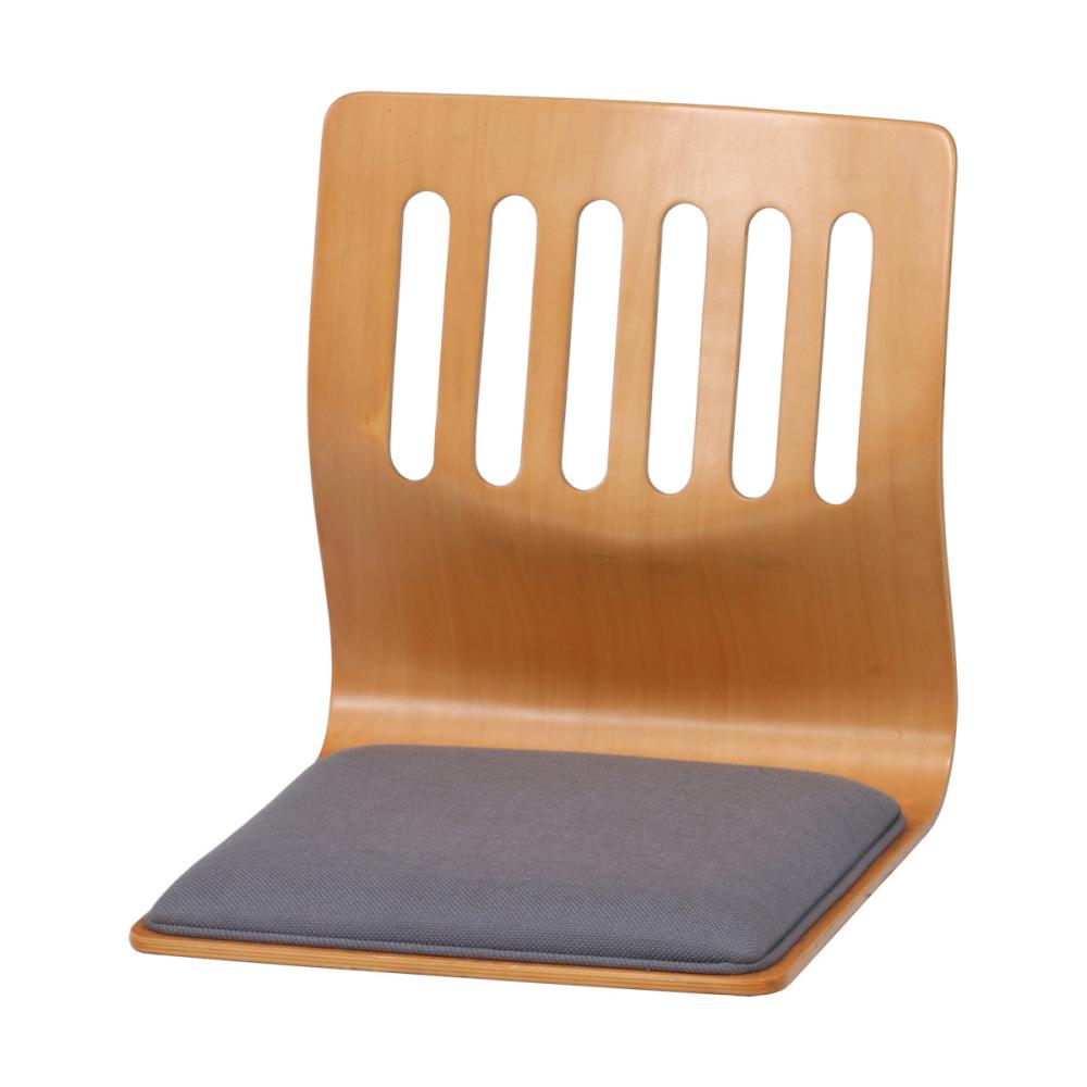 不二貿易 和座いす クッション付き ナチュラル CD10082 の通販