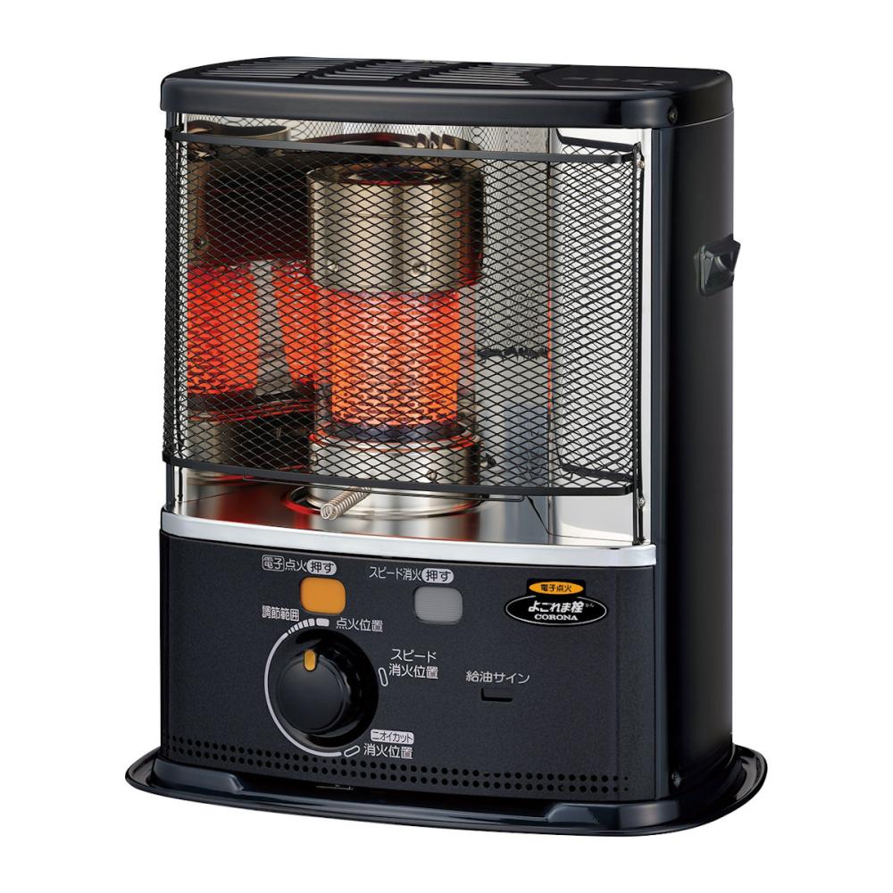 コロナ 反射型 石油ストーブ 木造9畳 電子点火式 ダークグレー SX