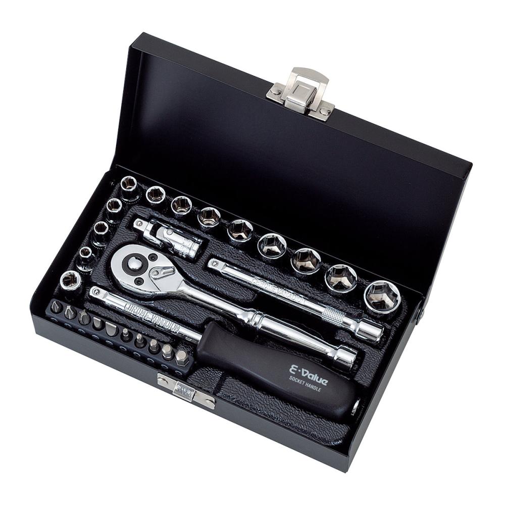 藤原産業 E－Value ソケットレンチセット ESR－2027M の