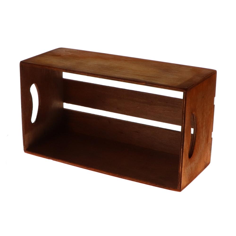 Breezy Green 木製ボックス ブラウン L の通販