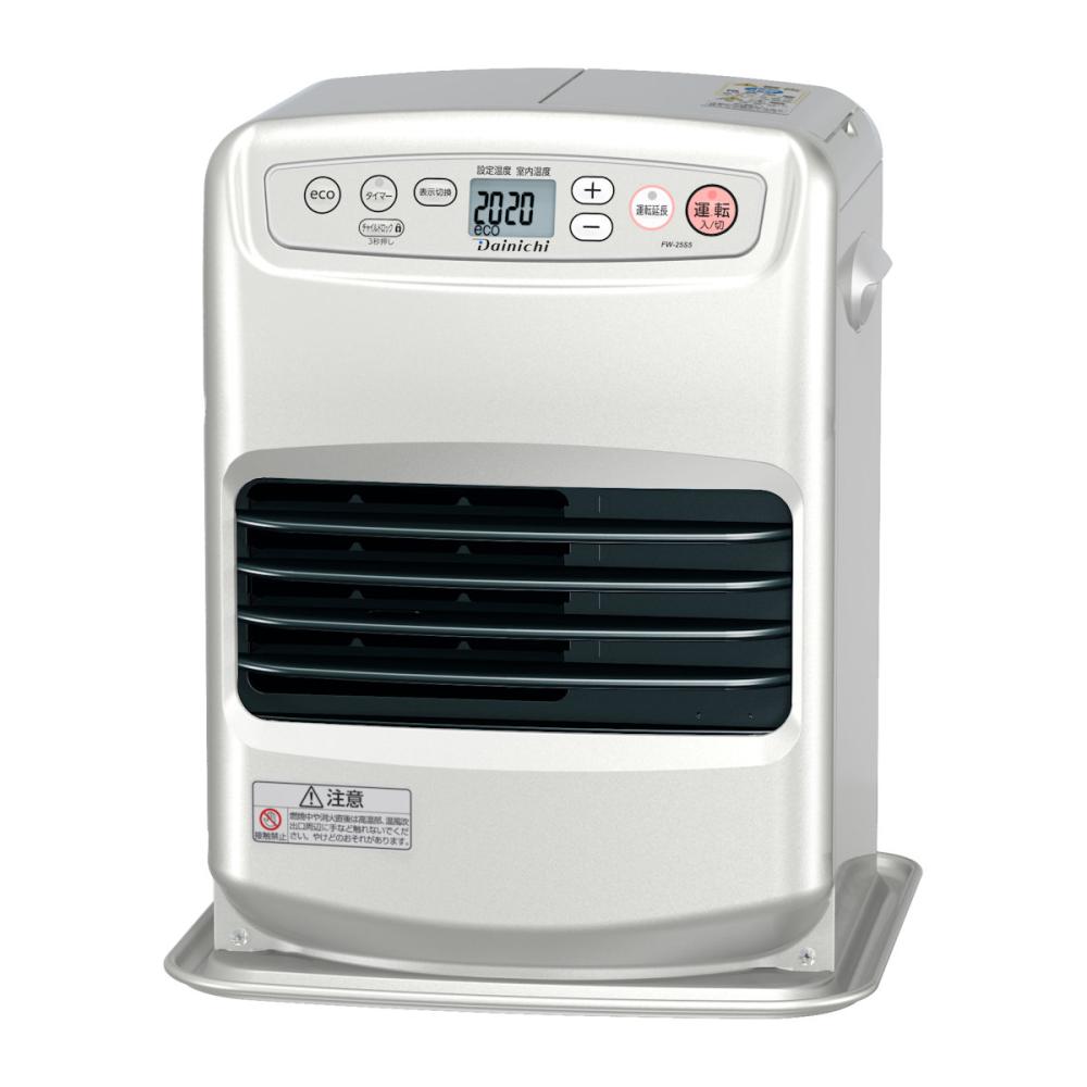 ダイニチ 石油ファンヒーター 木造7畳 ライトシルバー FW－25S5