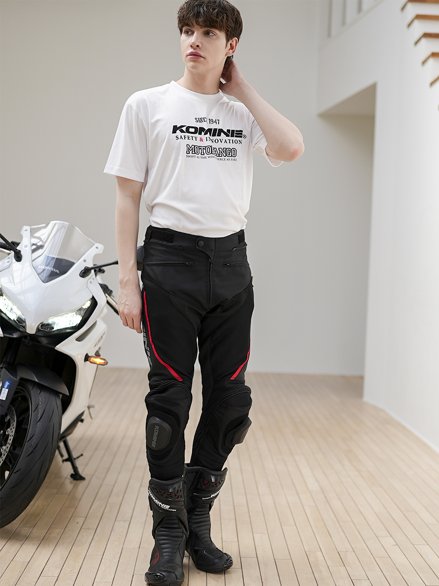 コミネ公式】PK-757 R-SPEC レザーメッシュパンツ | KOMINE | KOMINE