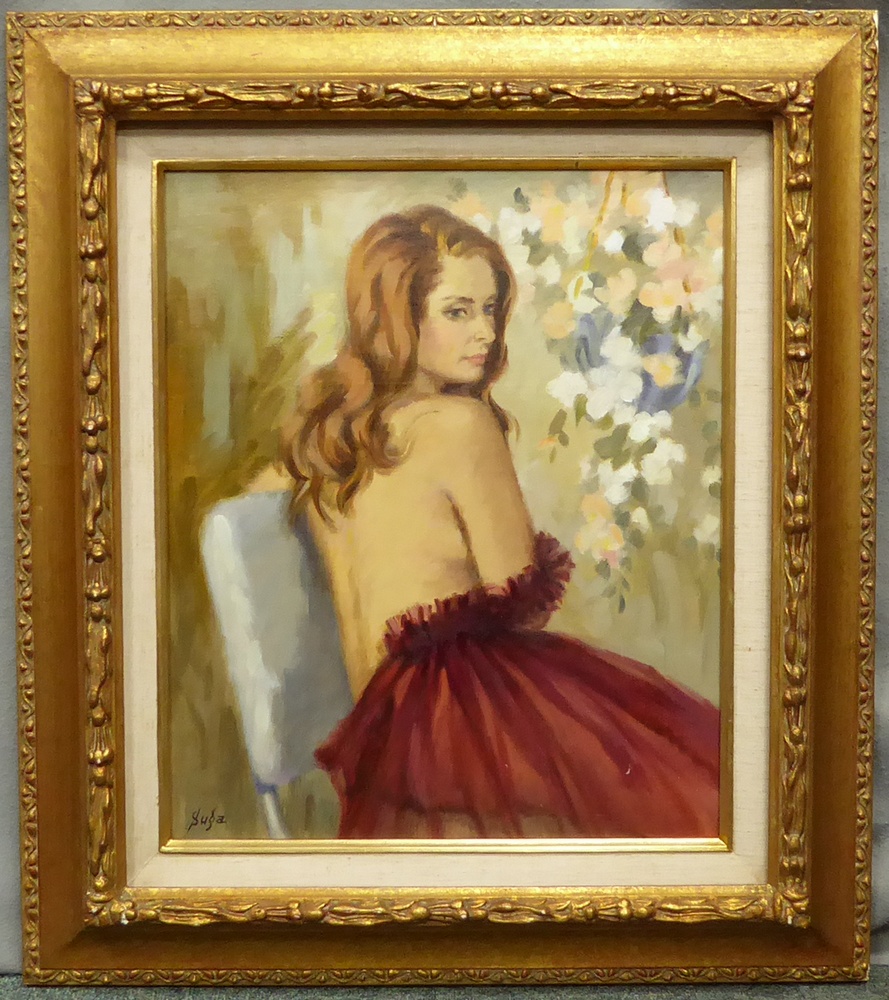 菅沼金六 『裸婦』 [古美術こもれび] 骨董,掛軸,絵画の買取と販売,名古屋