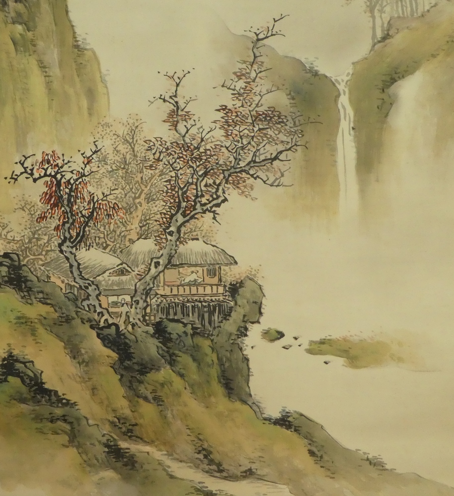 渡辺秋渓 『春秋寿星 三幅対』 [古美術こもれび] 骨董,掛軸,絵画の買取