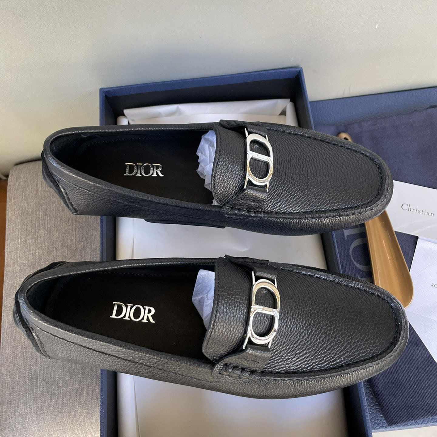 クラシック カジュアル メンズ ローファー クリスチャン・ディオール