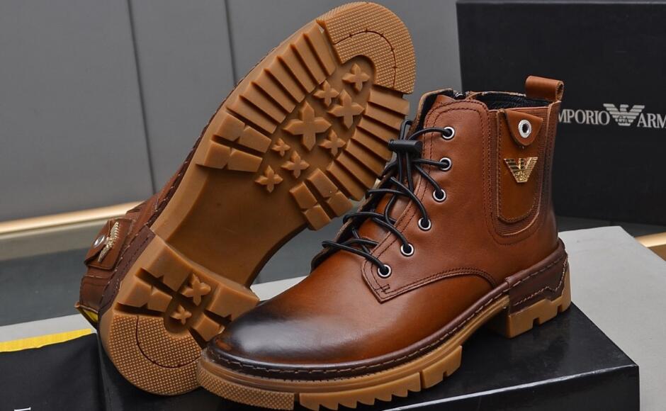 armani ブーツ men ARMANI EXCHANGE」 ブーツ 5.5 ブラック メンズ