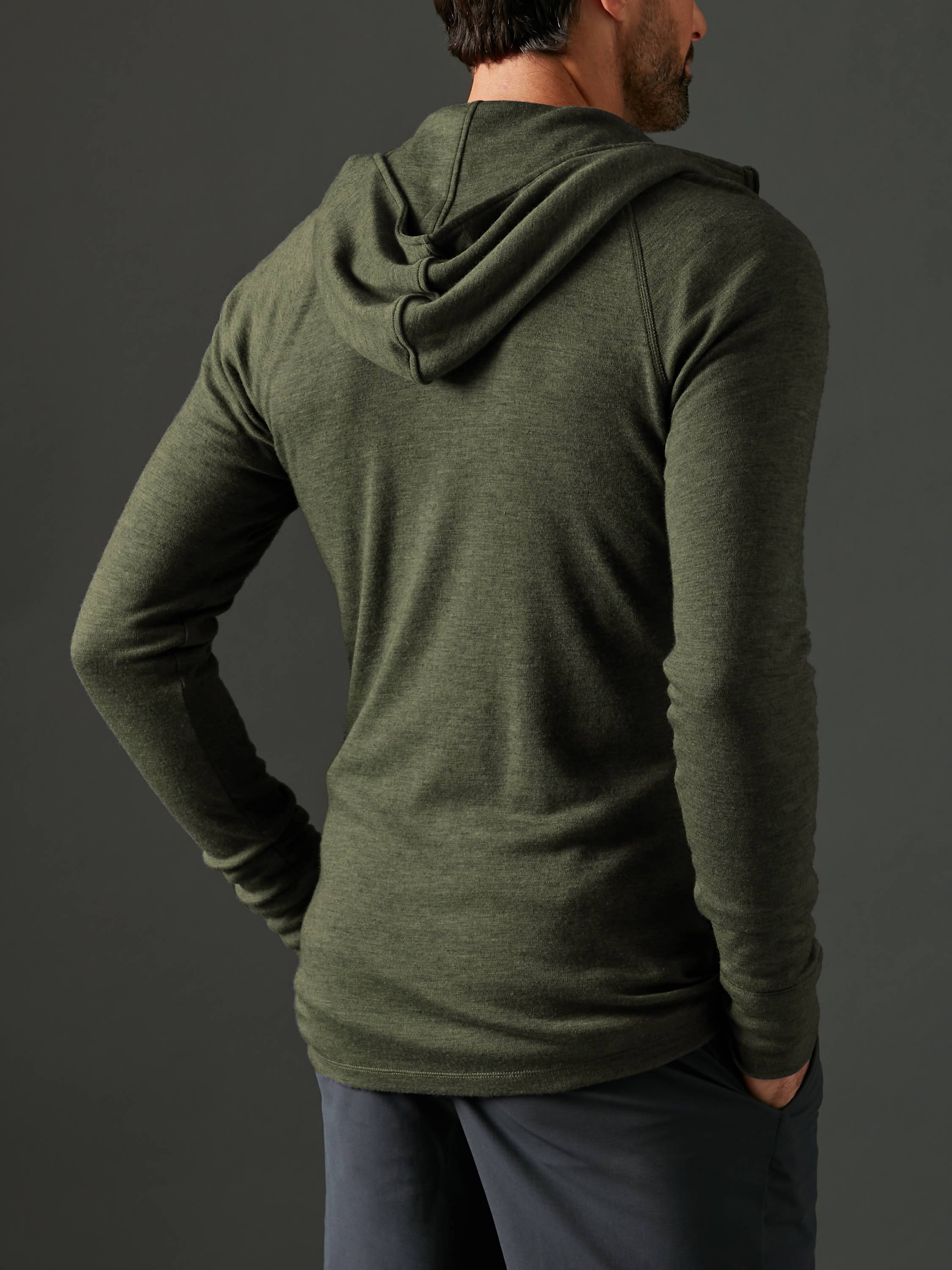 Men's Liberty Yak Wool Hoodie - Premium Yak Wool – kora