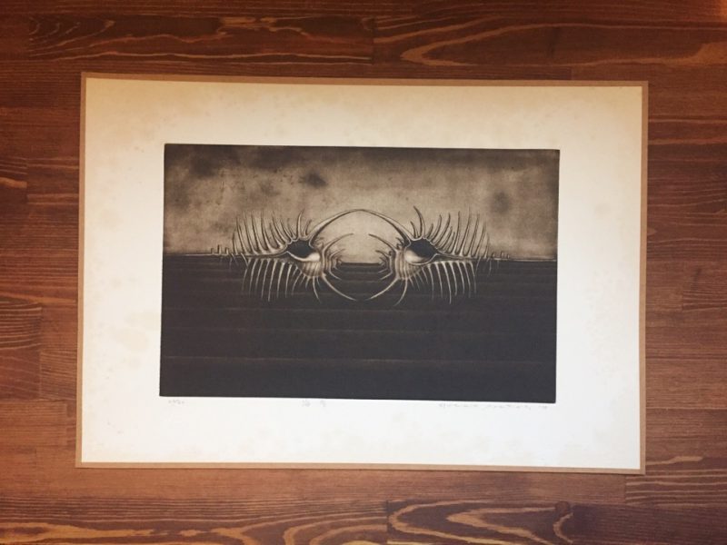佐藤暢男銅版画 「海景」 ｜ 版画 | 古本・版画・骨董の出張買取
