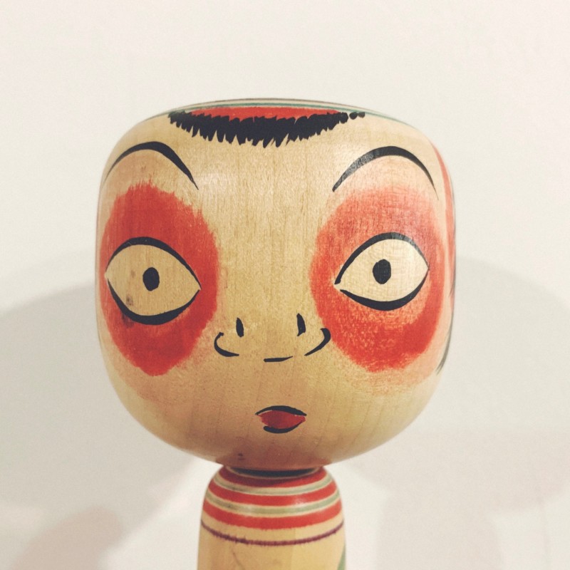 瀬谷重治のたこ坊主 ｜ 土湯系・中ノ沢系こけし・福島県 ｜ 郷土玩具