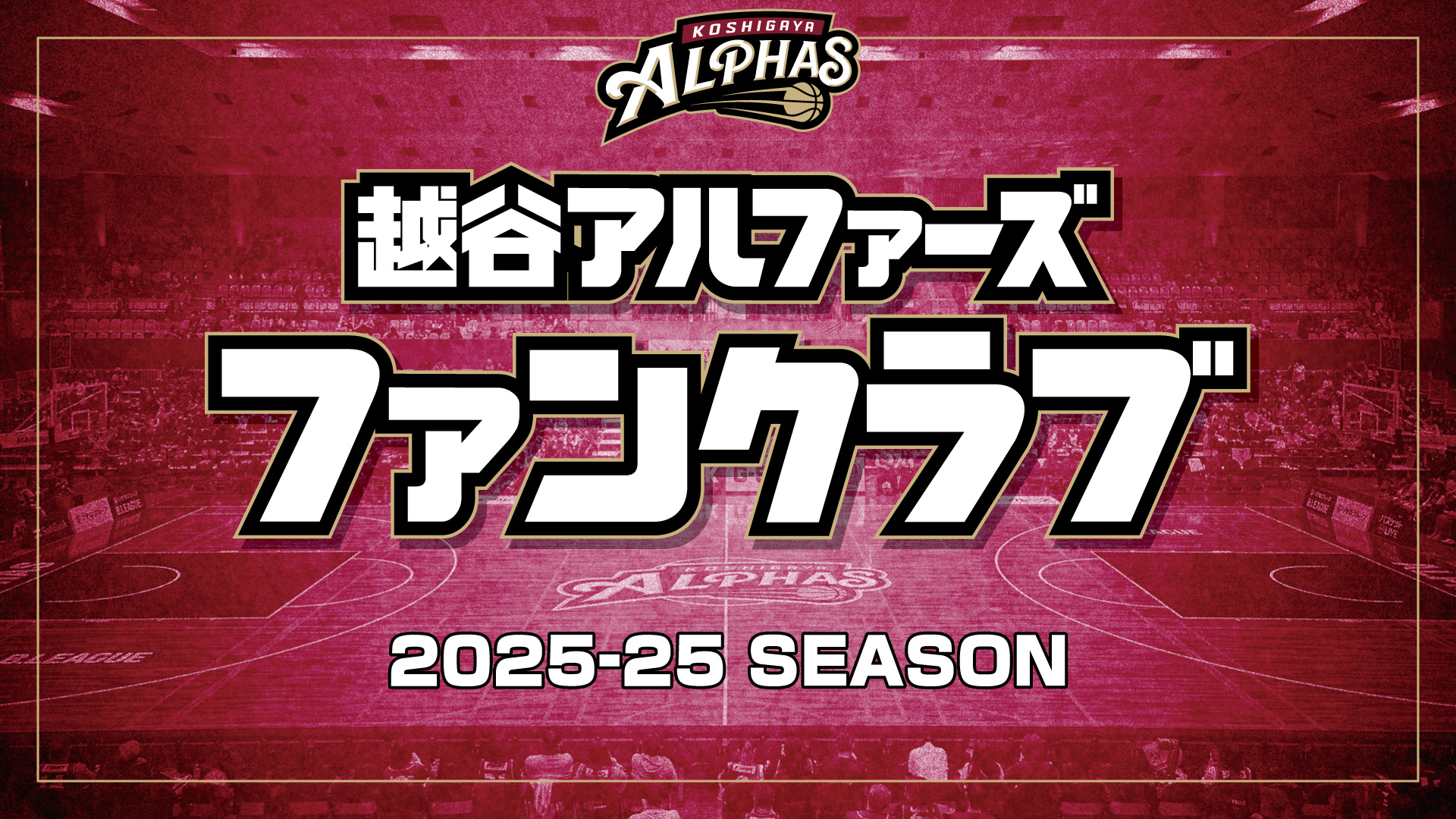 2025-26シーズン 越谷アルファーズ ファンクラブ | 越谷アルファーズ