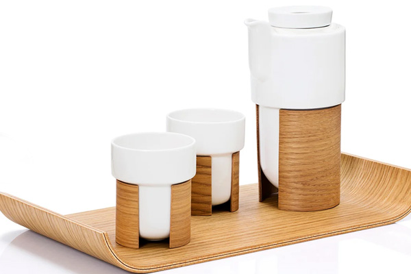 トンフィスク ティー&コーヒーポット 600ml オーク tonfisk